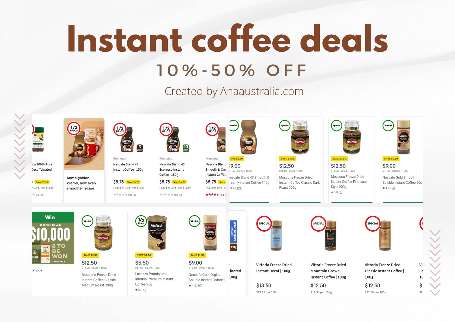 Best Instant coffee deals at Coles & Woolworths (Oct 2023)